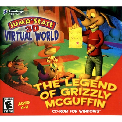 JumpStart 3D Virtual World Legend Grizzly McGuffin JC