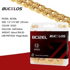 8/9/10/11/12S Bicycle Chain L/EL/SL for SHIMANO KMC MTB /Road Bike 116/126 Links