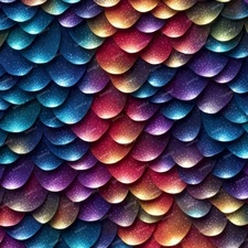 Mermaid Scales 45 - 18"x46" Hydrographic Film Hydro Dipping