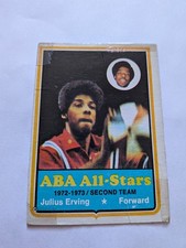 1973-74 Topps - ABA All-Stars Julius Erving #240 Damaged/HP
