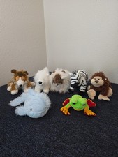 Lot Of 32 Webkinz Ganz Stuffed Animal Plush Dogs Cats Sea Creatures Etc NO CODES