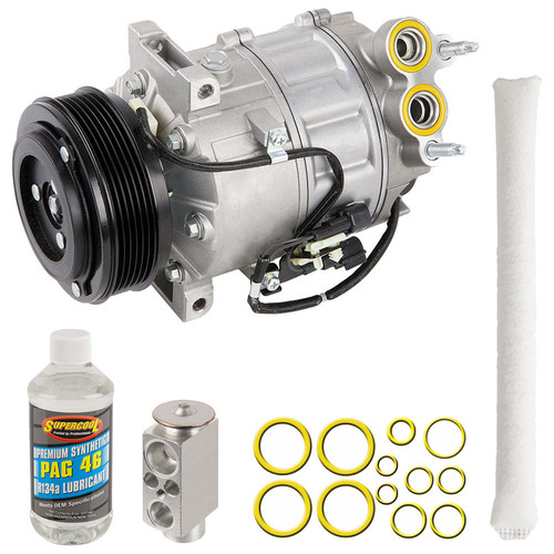 For Volvo S80 V8 2007 2008 2009 2010 AC Compressor w/ A/C Repair Kit TCP
