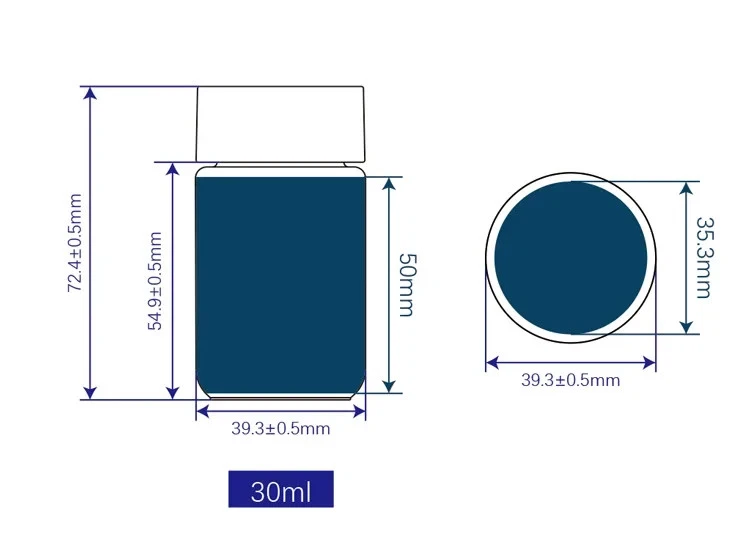 Baby Jeeter Jars  - Case of 192 Food Grade Glass/Smell Proof Jars(NO CAPS) - Image 4 of 4