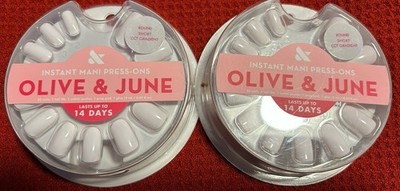 2 Sets Olive & June Press-On Nails THE INSTANT MANI 42ct SHORT CCT Gradient