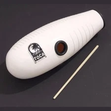 Toca Fiberglass Guiro, White