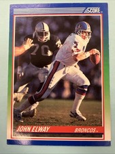 1990 Score Football - JOHN ELWAY #25 - Denver Broncos