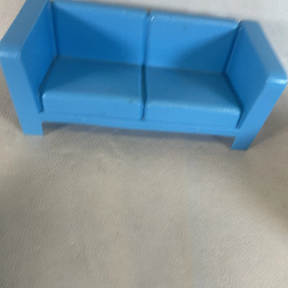 Lote de 3 muebles vintage Barbie Dream House años 70, sofá, silla y mesa Foto 2 de 4