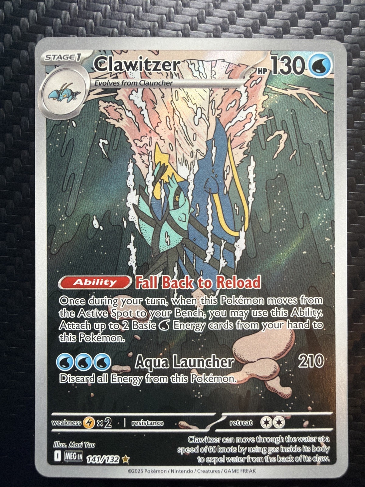 Clawitzer 141/132 Me01: Mega Evolution Holo