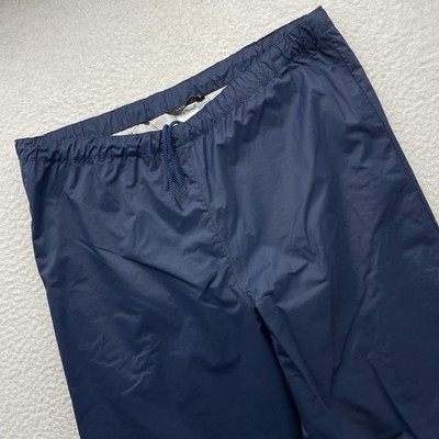VTG Helly Hanson Pants Mens Large Navy Blue Tech Waterproof Ankle Zip Weather