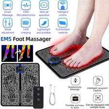EMS Electric Foot Massager Mat Relax Muscle Stimulator Shaping Massage Pad USB