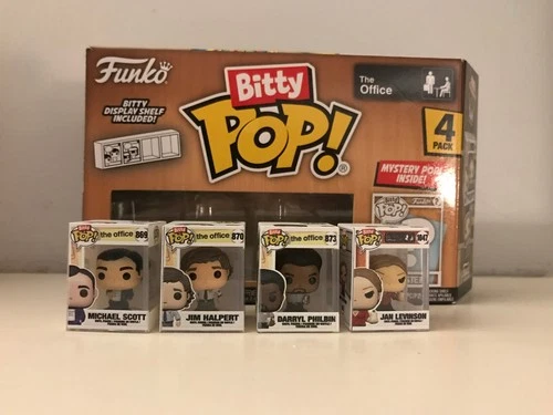Funko Bitty Pop!: The Office - Michael, Jim, Darryl, W/ Jane Levinson (1047)