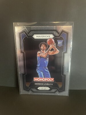Derek Lively II Mavericks 2023-24 Panini Prizm Monopoly RC #24