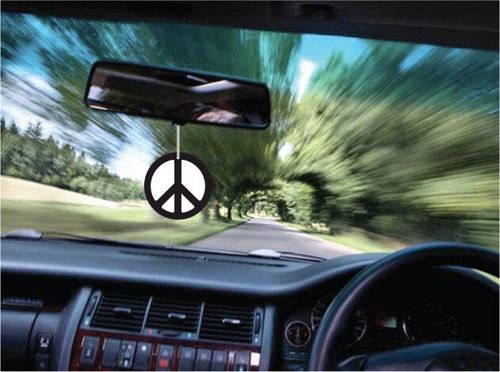 Peace Logo Car Air Freshener - Picture 2 of 2