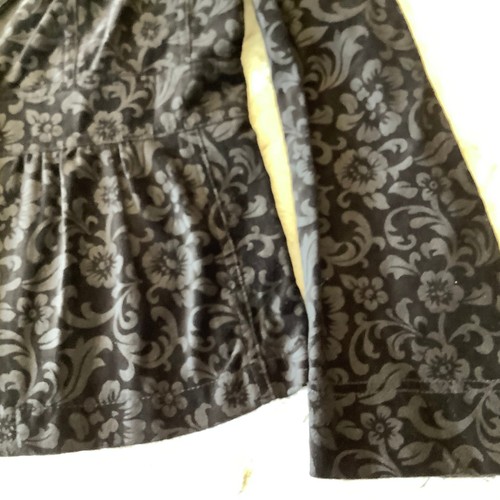 prophecy black floral blazer size 12 casual office work - Picture 9 of 10