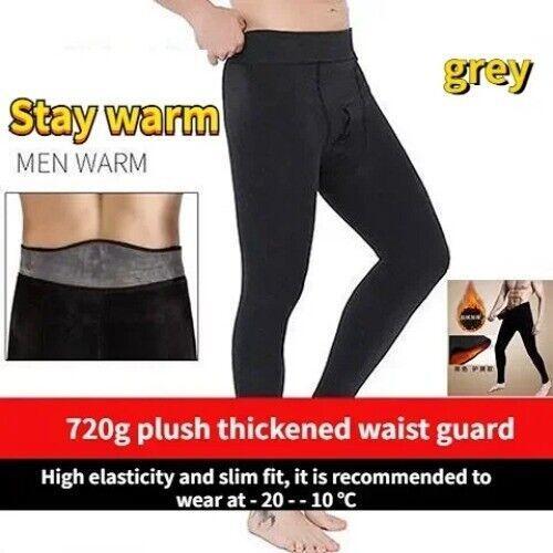 Herren Thermohose Stretch Leggings Alpaka Wolle Winter Unterwäsche Ware Hose - Bild 27 von 34