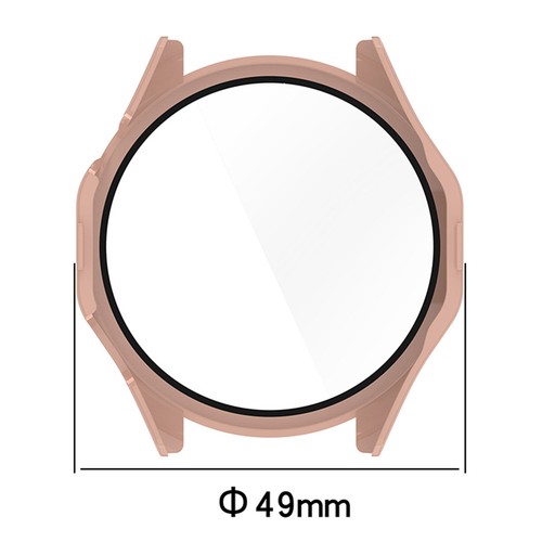 Do Huawei Watch GT4 46mm Etui na zegarek Ochrona ekranu PC Szkło Pełna pokrywa Zderzak - Zdjęcie 7 z 18