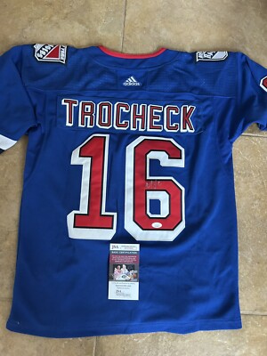 Vincent Trocheck Signed New York Rangers Jersey JSA COA