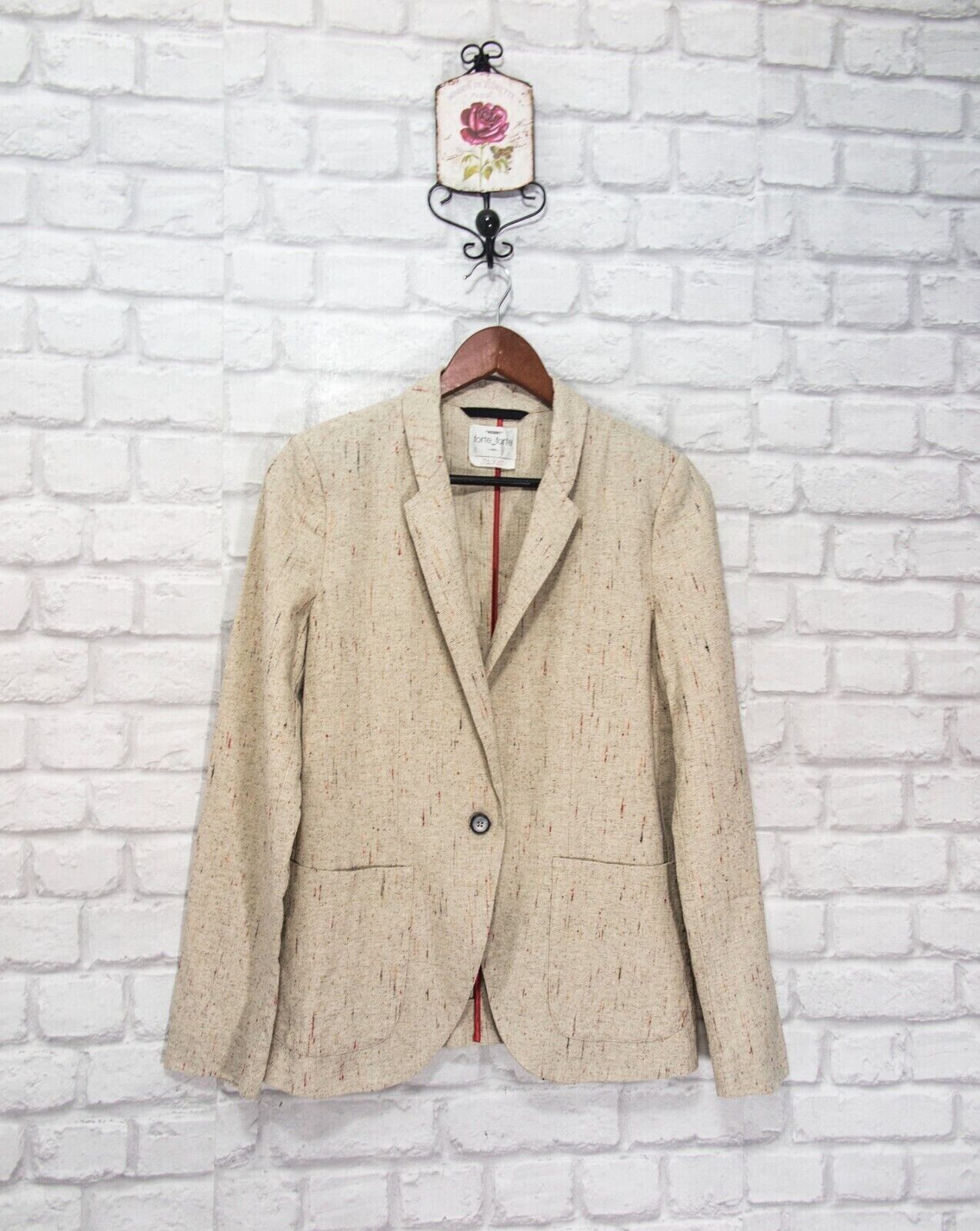 Veste Blazer Sport Femme L.L. Bean Taille M - Mélange Laine/nylon/soie/élasthanne, Occasion Très Bon état