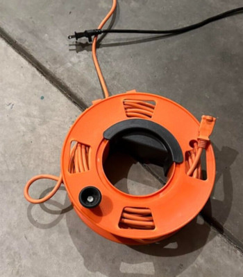Cord Reel Orange 11'' Heavy Duty Impact Resistant Plastic KW-110 Cord Storage New