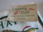 Vintage NWT 2 pc Country Flair 100%cotton multicolor hand towel dish towel set — photo 2