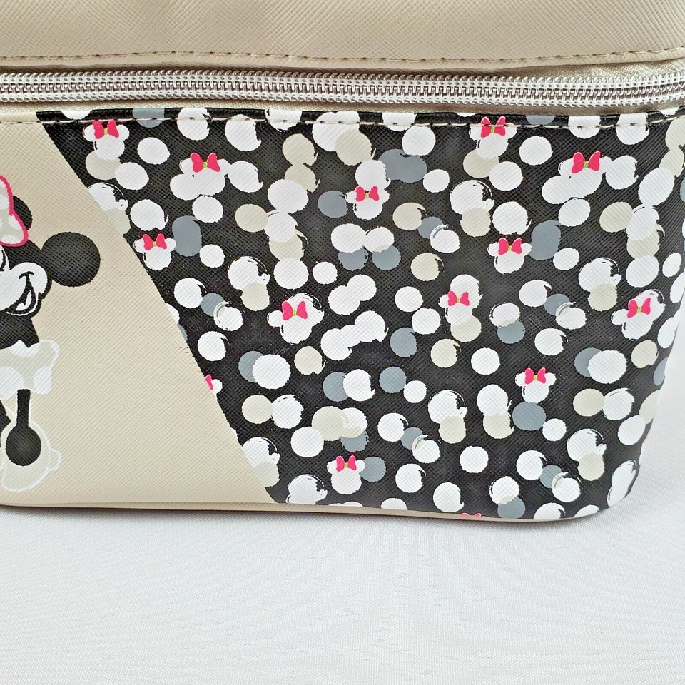 Disney Danielle Nicole Minnie Mouse Cosmético Maquillaje Tren Estuche Bolsa de Viaje Nuevo Foto 3 de 4