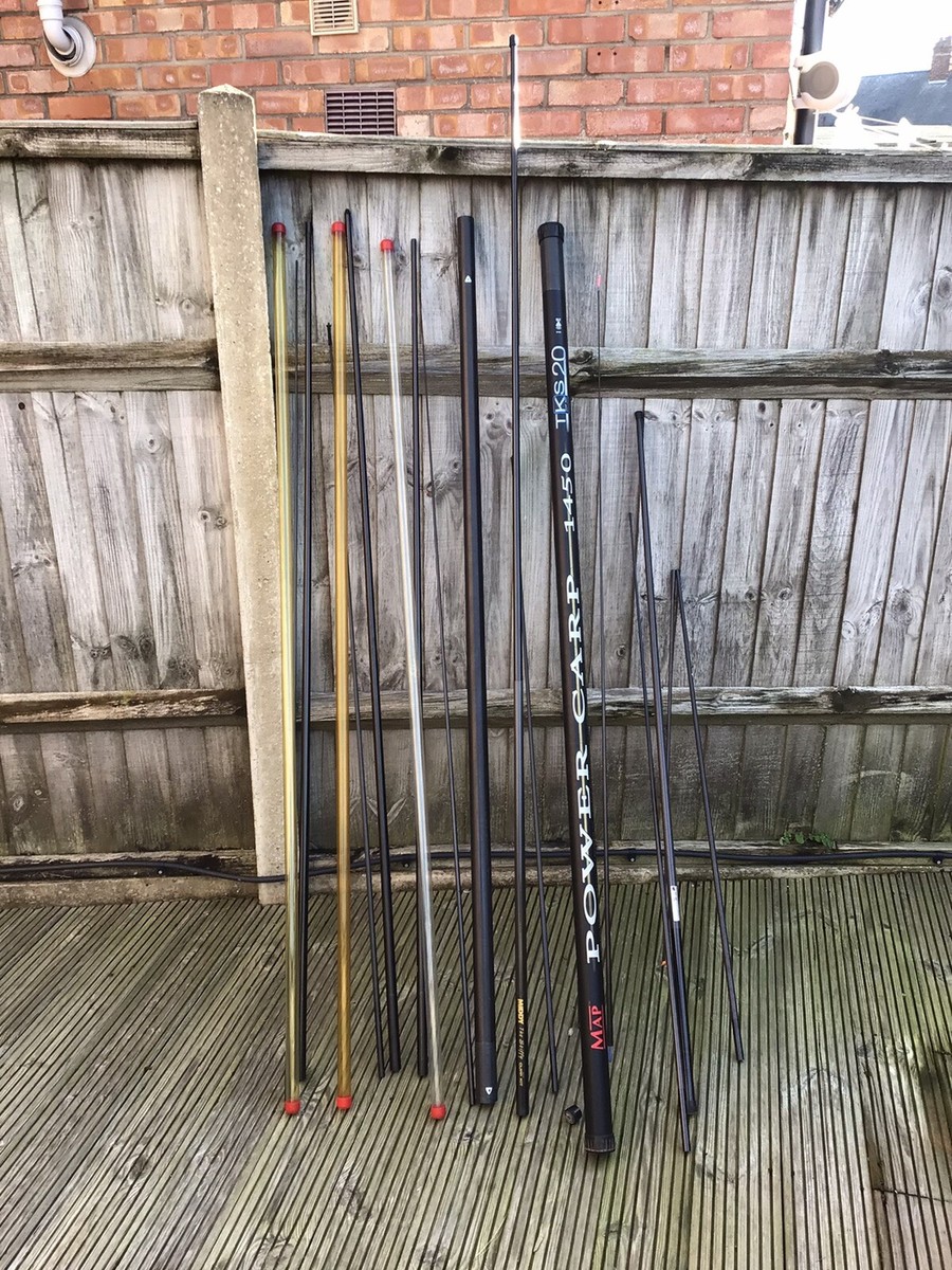 Job Lot Of Pole Tips Sections Middy Maver Uni Bundle