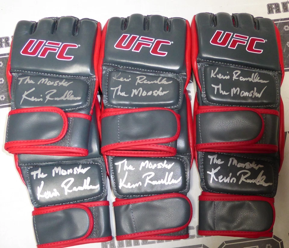 Kevin Randleman Signed UFC Glove PSA/DNA COA Pride FC Auto 19 20 23 26 28 31 35 - Image 2 of 4
