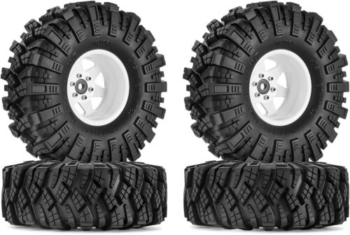 High-Performance 1.9" Mud Terrain Tires with Offset Beadlock Rims for Crawlers - Picture 3 of 11