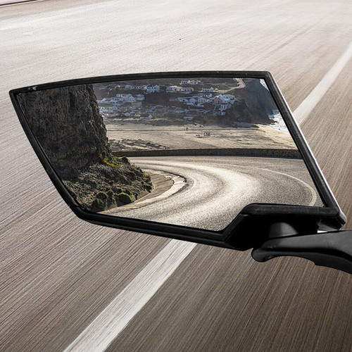 Black ABS Rearview Side Mirrors Motorcycle For Honda Shadow VLX 600 Spirit 750 - Picture 4 of 13