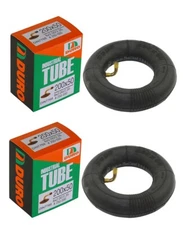 2 DURO Bicycle Inner Tube 10" x 2.50" 90 Degree Bent Standard Schrader/Valve.