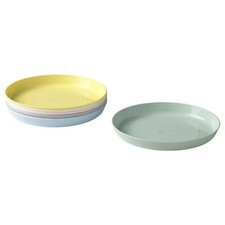 NWT IKEA KALAS Toddler/Little Kids Kids Plates 6-Pack Set, mixed pastel colors