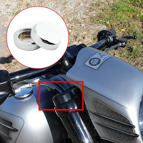 Motorcycle Upper Front Fork Cover Caps For Harley-Davidson Sportster XL 883 1200 - Picture 20 of 26