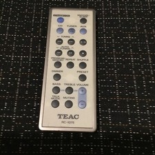Original Teac RC-1075 Audio System Remote Control