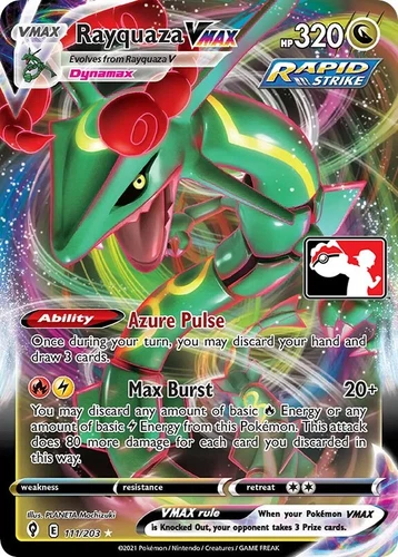 Rayquaza VMAX 111/203 Prize Pack Series Cards