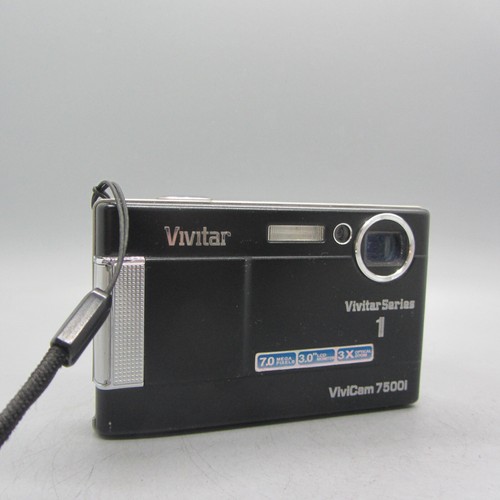 Vivitar Digital Camera Vivicam 7500i 7.0MP Black Tested