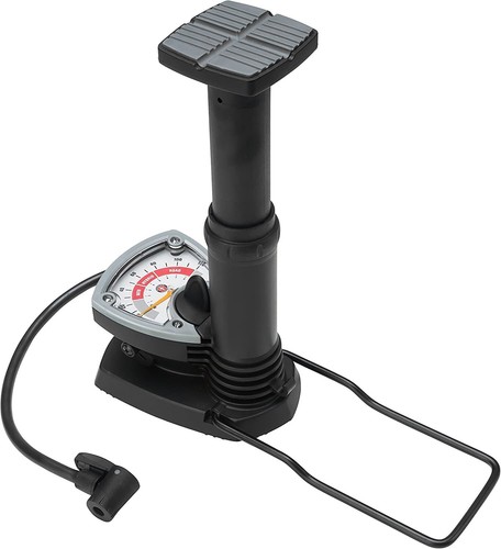 Schwinn Foot Activated Floor Pump with Gauge Lightweight Compact Bikes - Picture 2 of 4