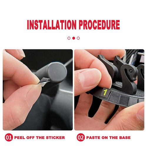 Car Anti-Slip Dashboard Mat Pad Cell Phone Mount Holder GPS 360?? Stand Cradle - Photo 9 sur 10