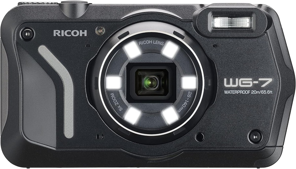 RICOH WG-7 Compact Digital Camera Black Dustproof waterproof