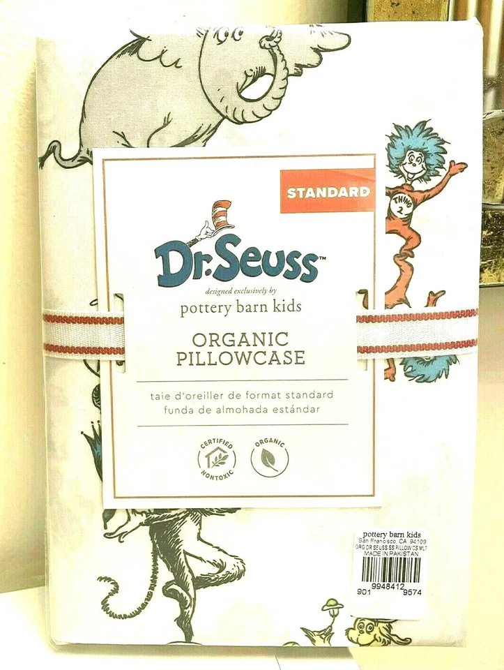 Pottery Barn праздник Dr Seuss книга школы вечеринки pre k Disney наволочка детей, - Изображение 2 из 4