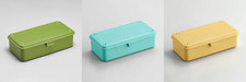 TOYO Steel T-190 Trunk Type Tool Box Green Blue Yello Set Of 3 Made in Japan New