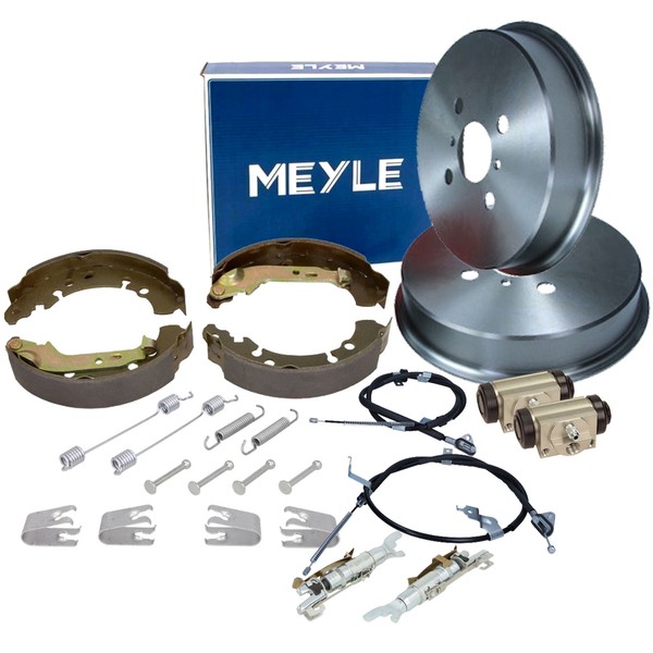 Meyle Bremstrommel Brembo Bremsbacken Nachsteller Rep-Satz FüR Toyota Yaris P9-image
