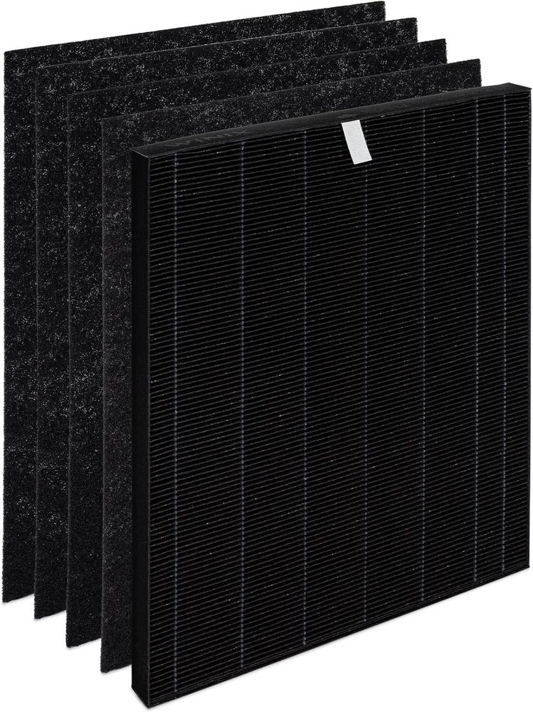 Air Purifier Filter A + SmokeGuard: 99.99% Allergen Capture with Carbon Filters