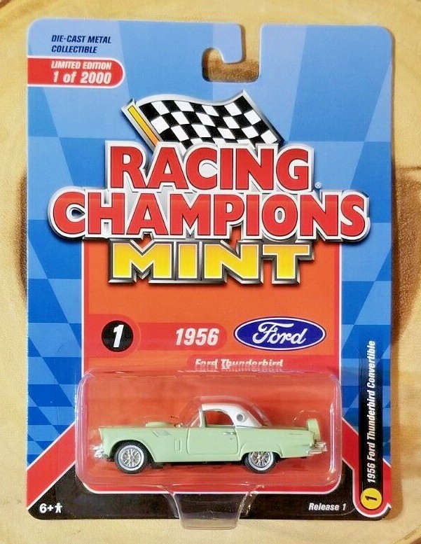 Racing Champions Mint 1956 Ford Thunderbird Convertible Diecast 1