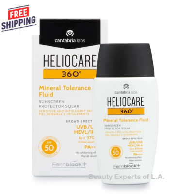 Heliocare 360 Mineral Tolerance Fluid SPF 50 Sunscreen 50ml