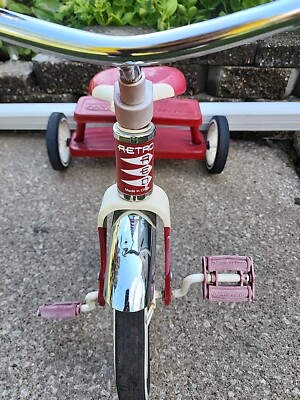 Vintage Retro Radio Flyer Red Tricycle Spoke Wheels Steel Frame
