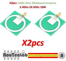 2pcs UWB Ultra Wideband Antenna 2.4Ghz-10.5Ghz 10W 40dBm Pulse PCB Antenna
