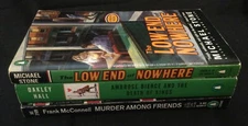 3 Penguin Mystery PBs: Murder Among Friends, Low End of Nowhere, Ambrose Bierce
