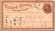 1900s US Postal Card  Union Square NY City - J16878