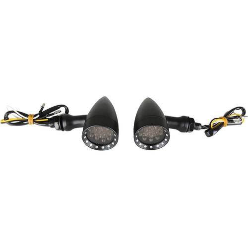 Señales de giro LED luz indicadora blanca y ámbar para Harley Street Glide Road Glide - Imagen 12 de 13
