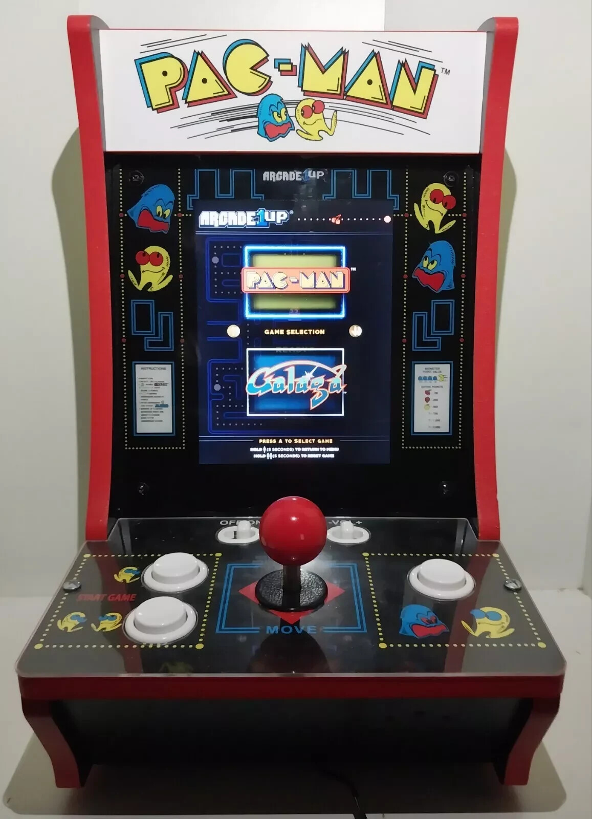 ARCADE 1UP PAC MAN GALAGA TABLE TOP ARCADE MACHINE MODEL 8295 NICE ...